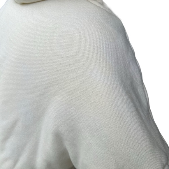 Madewell MWL Reversible Puffer Hoodie Jacket Gray Cream XXS Cropped Thick GUC - Picture 12 of 12